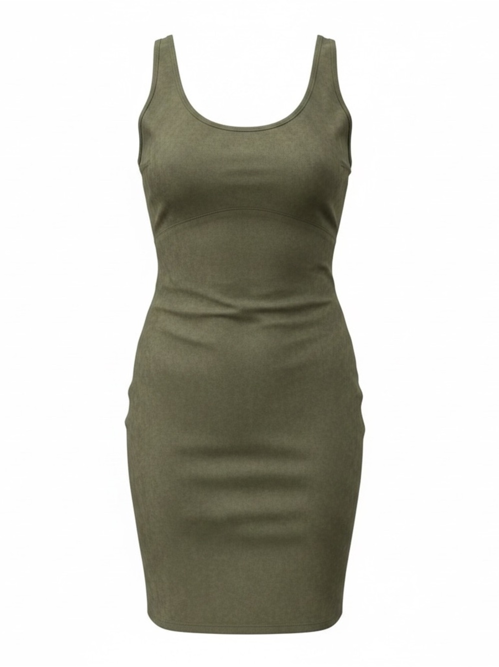 Philosophy Olive Green suede dress